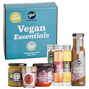 Gepp’s Feinkost Vegan Essentials Geschenkbox I Gefüllt mit veganen Köstlichkeiten, hergestellt nach eigener Rezeptur I…