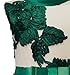 AYOMIS Flower Girl Pageant Dress Kids Party Embroidery Wedding Dresses 2-9 Years(Green 2-3Y)