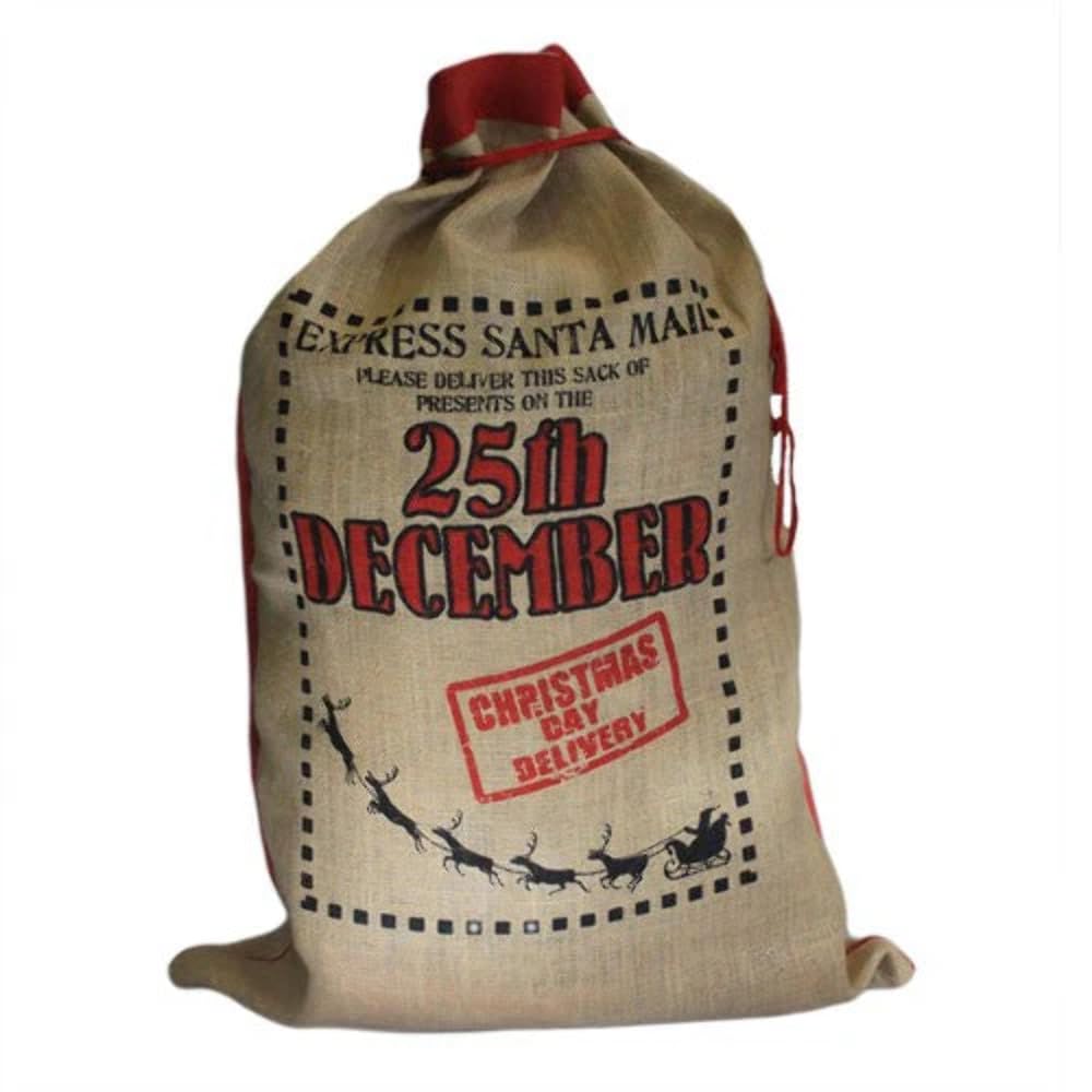 Jute Xmas Sack 25th December