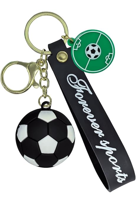 Llaveros De Fútbol (2 Unidades) - Metal Con Balón Y Bota, Regalo Perfecto Para Fanáticos