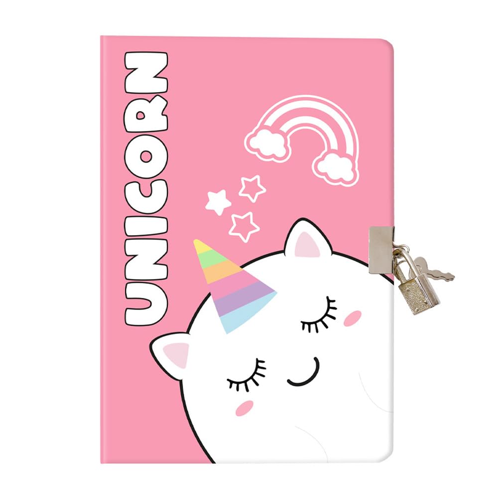 I-TOTAL - Secret Diary | Stationery diary | Gifts for Girls Or Boys (UNICORN)