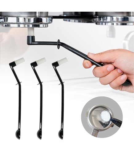 Kit De 3 Brosses De Nettoyage Pour Machine à Café – Nylon Souple, Tailles 20 Et 25mm, Pour Tubes Et Groupes - 11