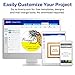 Avery Glossy White Circle Labels, Sure Feed Technology, Laser/Inkjet Compatible, 2