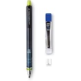 uniball&trade; Kuru Toga Mechanical Pencil Starter Kit, 0.7mm HB No. 2, 1 Pack | Patented rotating mechanism keeps tip sharp, diamond-infused No. 2 lead for dark marks, replaceable eraser, refillable