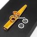 Exquisite Aluminum Alloy Kazoo with A Beautiful Gift Box (A Good Companion for a Guitar, Ukulele) (Gold)
