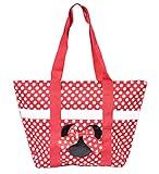 Disney Mickey and Minnie Mouse Icon Polka Dot Travel Beach Tote