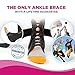 #1 Laced Ankle Brace With Stabilizing Strap For Flexible Support. Breathable Neoprene Braces Made By Product Stop. (Small)