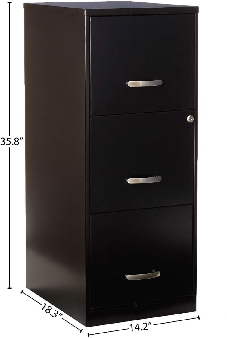 LLR18573 - Lorell SOHO 18 3-Drawer Vertical File: Home & Kitchen