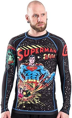 Fusion FG Superman 2001 Comic Cover Rashguard