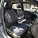 Leader Accessories Gray Sport Low Back Front Car Seat Covers, Set of 2, Cloth Seat Protector for Trucks SUV, Airbag Ready