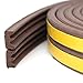 Window draft stopper, foam window seal weather stripping door sound seal for blocking cracks and gaps, 9mm x 4mm x 12m