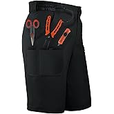 Palmyth Men's Fishing Short Quick Dry 10.5” Sun Protection UV UPF 50+ Cargo Shorts Water Resistant for Saltwater Freshwater