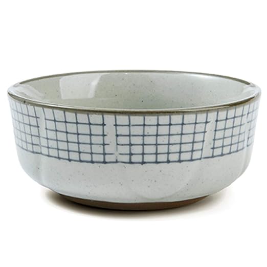 Tazón de cerámica Ramen tazón Pintado a Mano Enrejado hogar Hotel ...