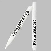2 Pack White Acrylic Paint Markers Brush Tip Christmas Decorations Pens | for Wood Rock Fabric Ceramic,Marker Art Pens for Christmas Halloween DIY Drawing Coloring Permanent Markers