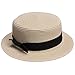 Lawliet Womens Straw Boater Hat Fedora Panama Flat Top Ribbon Summer A456 (Ivory)