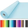 Vanhench 36" x 2400" (200') Sky Blue Wrapping Paper, Solid Color Art Kraft Craft Paper for Birthday Gift Wrapping, Baby Shower, Bouquet Flower Packing Poster Bulletin Board Construction