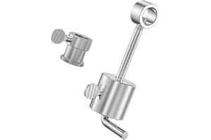 BCOATH Adjustable Stainless Steel Rotisserie Balance Weight and Rod Stopper for Even Cooking BBQ Grill Rack Accessory Outdoor