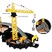 Construction Site Toys Stem Engineering Truck Car Vehicle Playset with Manual Crane Elevator Alloy Mixer Dump Truck Car Track Boys Toys Gift for Toddlers Kids Child Age 2 3 4 5 Year Old