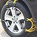 PrettyFirst Anti Snow Chains of Car Snow Tire Chains Anti Slip Chain Anti-skid Chains Fit for Most Car/SUV/Truck -Set of 6