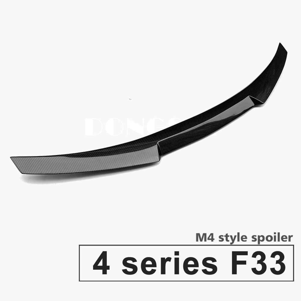 M4 style carbon fiber spoiler for 4 series F33 convertible M4 F83 2 DOOR