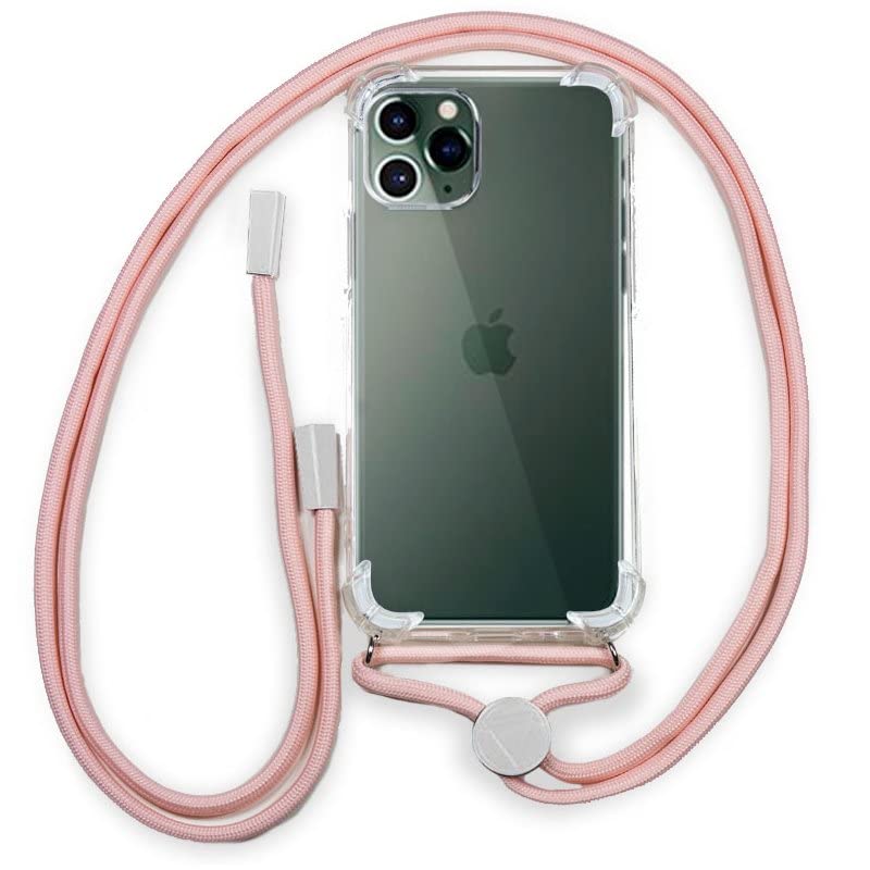Cool Case for iPhone 14 Pro Lanyard Pink