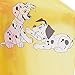 Colorfulife Child Hair Cutting Waterproof Cape Wai Cloth Barber Kids Hair Styling Cape Professional Home Salon Camps & Hairdressing Wrap Children Cartoon Dalmatian Pattern Capes (Yellow)
