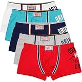 Arvilhill Men's Cotton Casual Printed Boxer Briefs Underwear