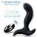 Anal Vibrator Sex Toys Remote Control 12 Powerful Vibrating Rechargeable Prostate Massager for Men Anals Plugs Adult Toys for Men Women and Couples (Black)