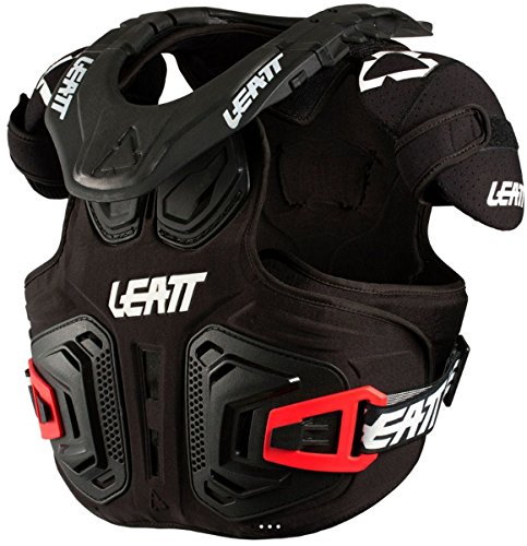 Leatt Fusion Vest 2.0 Youth Boys MotoX Motorcycle Body Armor - Black / Large/X-Large