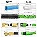 EnzeroTools Expandable Garden Hose with Spray Nozzle, Solid Brass Connector and Hose Holder