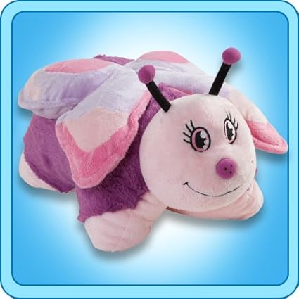Amazon Com Authentic Pillow Pets Butterfly Purple Small Peewee