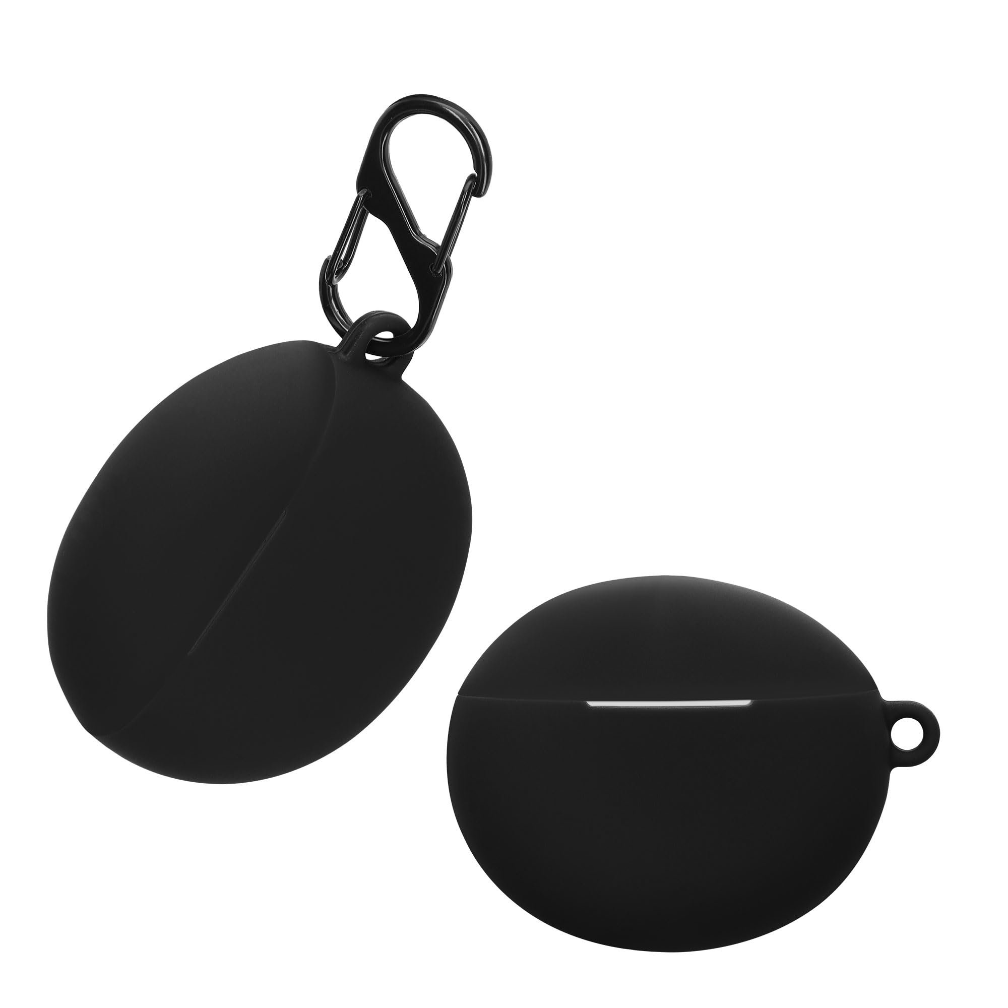 kwmobile Case Compatible with Xiaomi Redmi Buds 4 Active Case - Silicone Cover Holder for Earbuds - Black