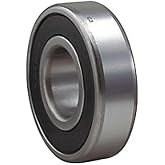 2PACK TIMKEN 6207-2RS Double Rubber Seal Bearings 35x72x17mm Ball Bearings