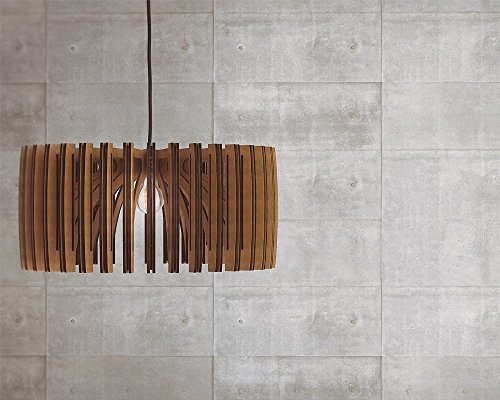 Wood Pendant Light - Modern Chandelier Lighting - Hanging Dining Lamp - Ceiling Light Fixture - Geometric Lamp - Minimal - Contemporary