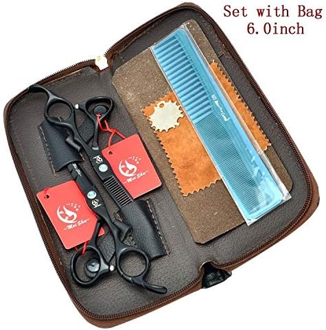 1 piece Meisha 5.5 6.0 Hairdressing Styling Scissors Set Painted Human Hair Cutting Shears JP440C Barbers Thinning Tesoura HA0179