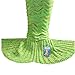 Mermaid Tail Blanket, 74''x 35'' Crochet Mermaid Blankets Seasons Warm Soft Handmade Sleeping Bag, Best Easter Gift for Kids Teens Adult