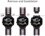 ISABAKE Silicone Watch Strap for Garmin Forerunner 735XT 235 230 630 620 S20 S5 view 6