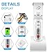 AFBEST Dog Clippers, Professional Pet Hair Grooming Clippers Low Noise Rechargeable Cordless Electric Hair Clippers (White)