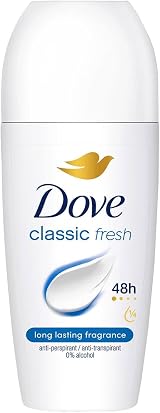 Dove Classic Roll On Antiperspirant Deodorant 48H Fresh Women 50ml Pack of 3 view 2