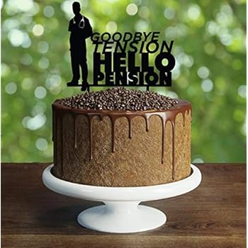 Amazon Com Retirement Cake Topper Male Nurse Retirement Cake