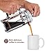 JavaPresse French Press Coffee and Tea Maker - Best Reinforced Glass with Chrome Frame - 8 Cup (34 ounce)