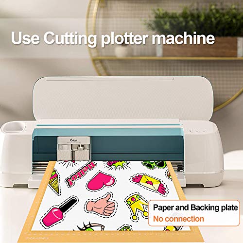 Keepaper Premium Printable Vinyl Sticker Paper for Cricut Glossy White ...