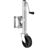 VEVOR Trailer Jack with Wheel, 1000 lbs Load Capacity, Heavy Duty Swivel Boat Trailer Jack with PP Single Wheel &amp; Ergonomic Handle, 10-inch Lift, Fit for RVs, Boats, Horse Trailers, Utility Trailers
