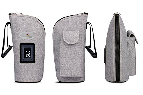 Primo Passi TEMPERATURE CONTROL Portable Beverage and Baby Bottle warmer IDEAL for Car TRAVEL, Babies and Adults