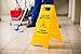 Tiger Chef Yellow Caution Wet Floor Sign, 2-sided Fold-out, Floor Safety Sign, Caution Wet Floor 24-inch By 12-inch Cuadado Piso Mojado (3)