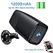 Outdoor Wireless Battery Security Camera,FUVISION 1080P CCTV Security Camera System,Motion Detect,Night Vision,IP66 Waterrproof,12000mAh Battery,2-Way Audio IP Camera for Home and Office (Black)