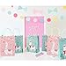 OurWarm 15Pcs Llama Party Supplies Tote Gift Bags, Llama Party Favor Bags for Birthday Baby Shower Party Decorations (Pink, Blue, Mint Green)