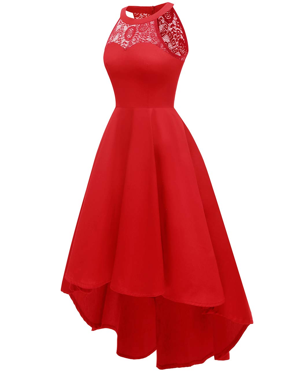red 50s dress