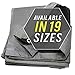 Tarp Cover 6X8 Silver/Black 2-Pack Heavy Duty Thick Material, Waterproof, Great for Tarpaulin Canopy Tent, Boat, RV Or Pool Cover!!!
