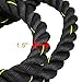 Blissun Battle Ropes, 1.5’’ Width 30/40/50ft Length Training Undulation Rope Fitness Rope Exercise (1.5